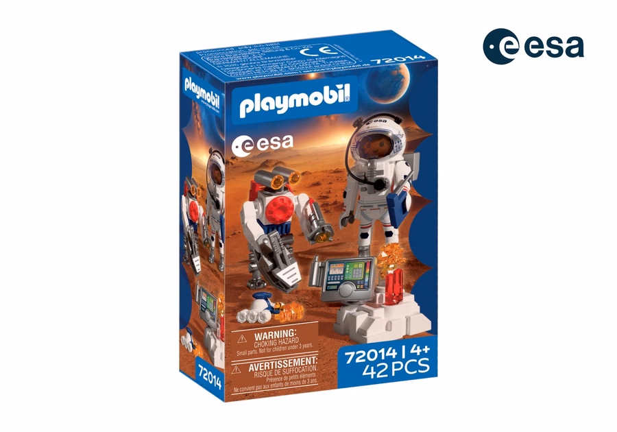 ESA: Astronaut with Robot
