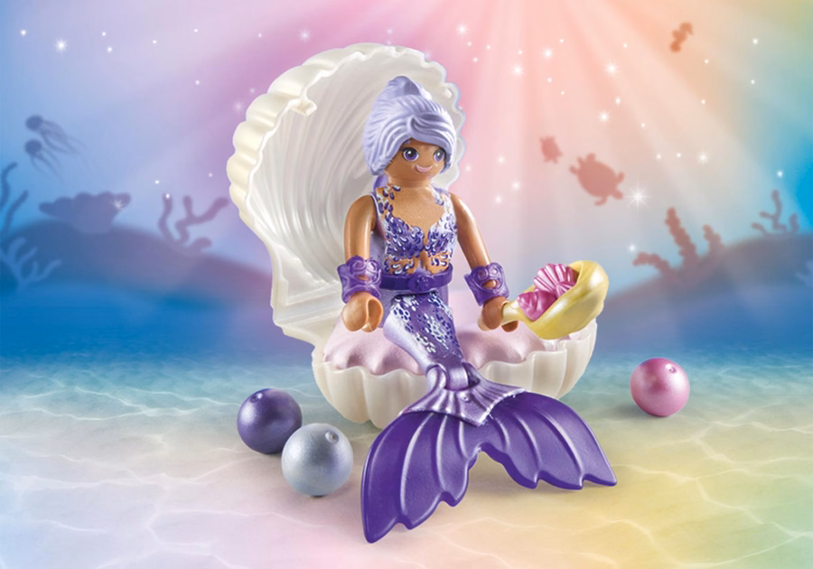 Mermaid with Pearl Seashell