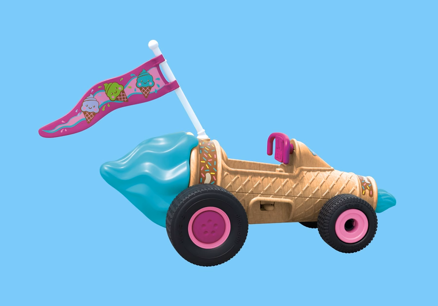 Racing Ice Cream Cone
