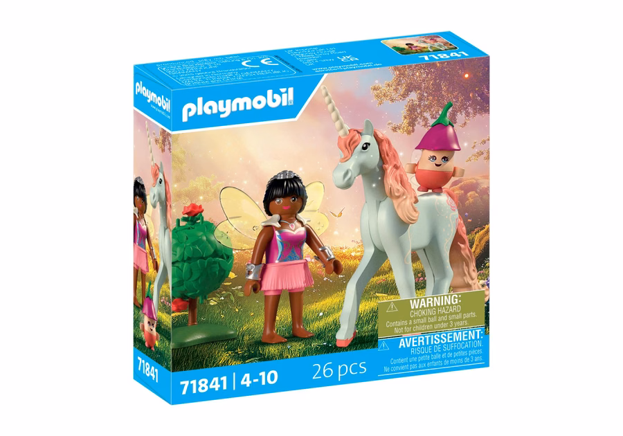 Collectible Unicorn: Sky Rose with Fairy