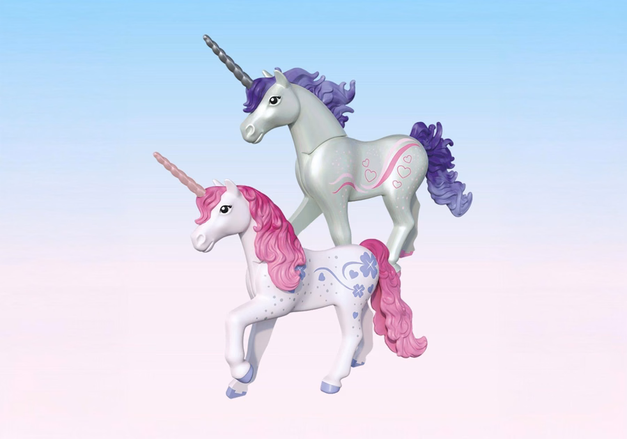 Collectible Unicorn: Lucky Lavender with Fairy