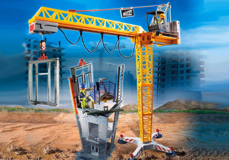 RC Crane with Building Section
