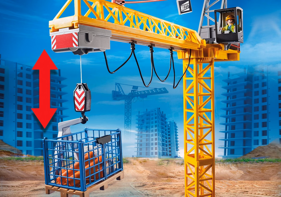 RC Crane with Building Section